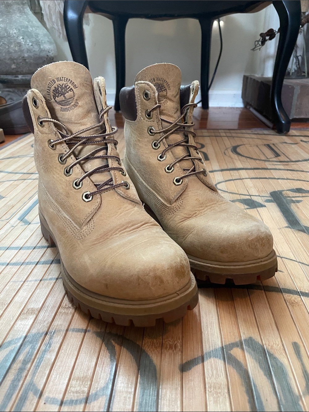 Timberland Heritage Classic - Men's Nubuck Work Boots - Wheat Brown